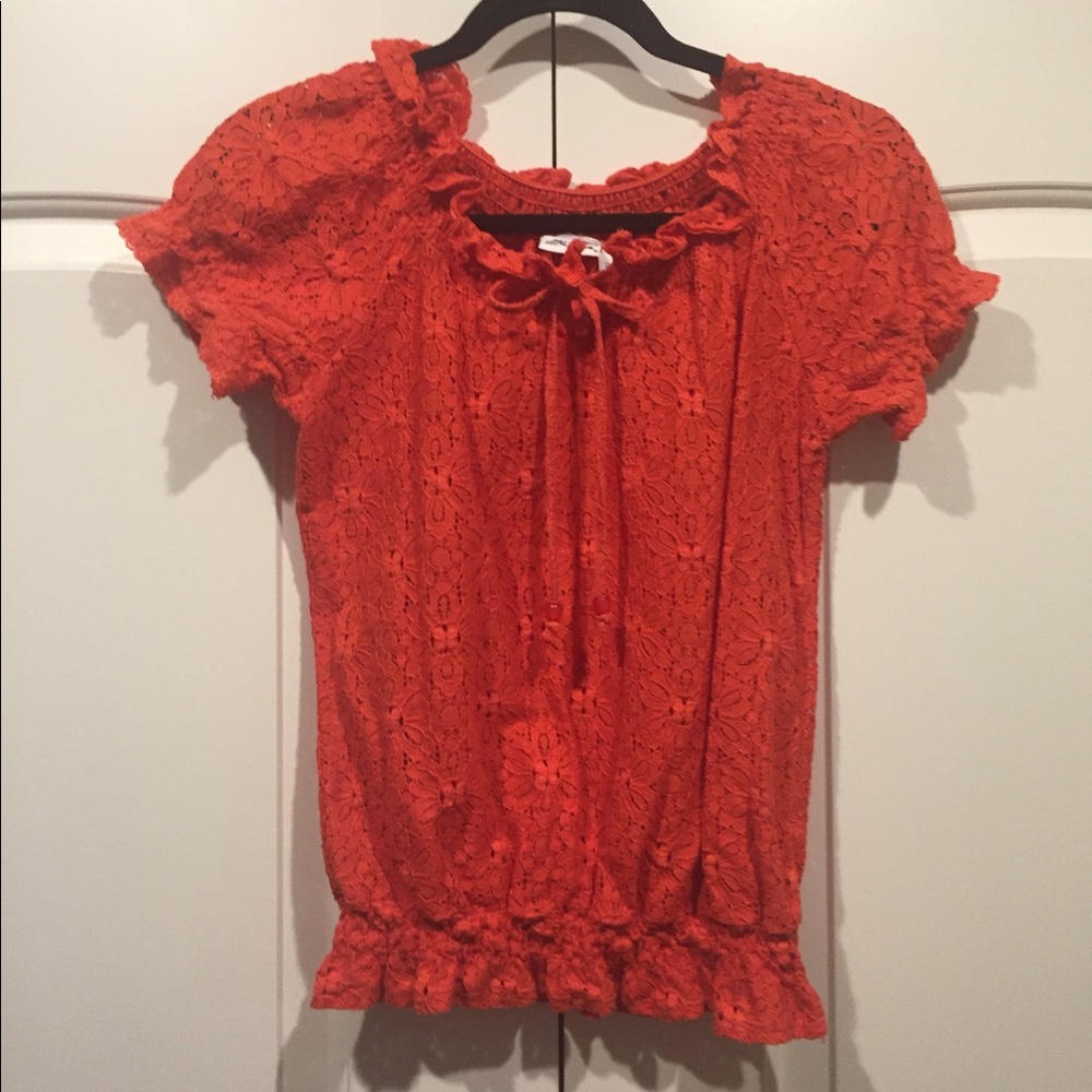 Orange Blouse